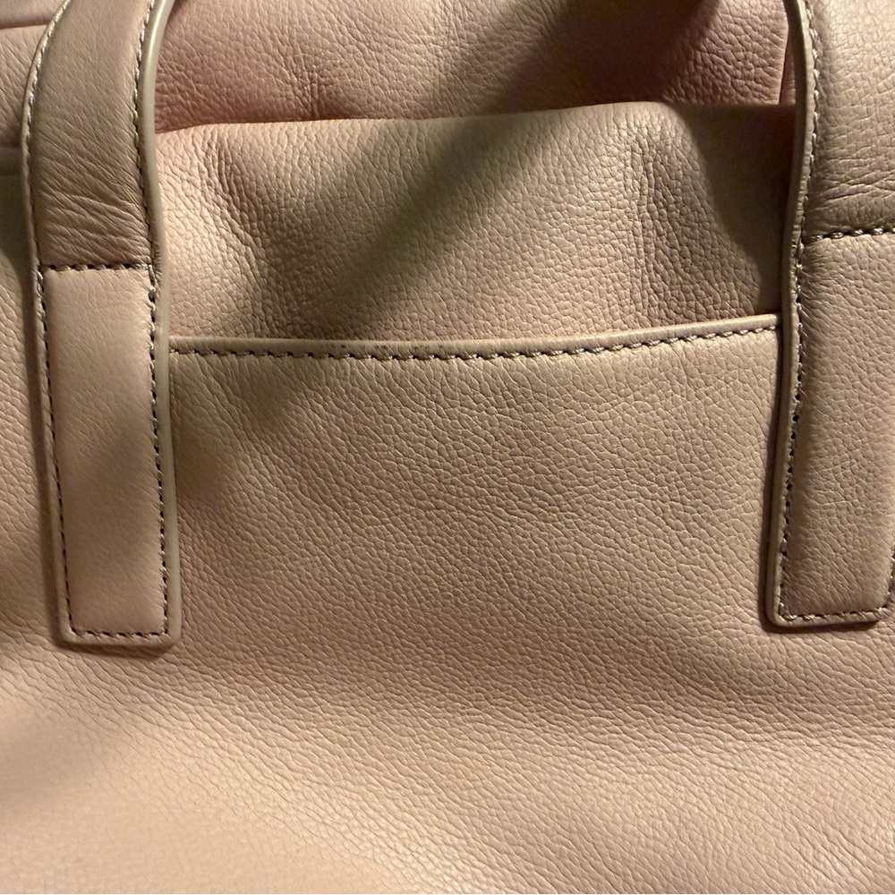 Away Everywhere Blush Pink Leather Carry on Bag - Picture 7 of 13